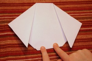 فواید اوریگامی برای کودکان - ساخت اوریگامی سگ مرحله ۳