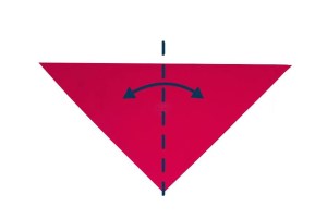 فواید اوریگامی برای کودکان - اوریگامی کفشدوزک مرحله 2