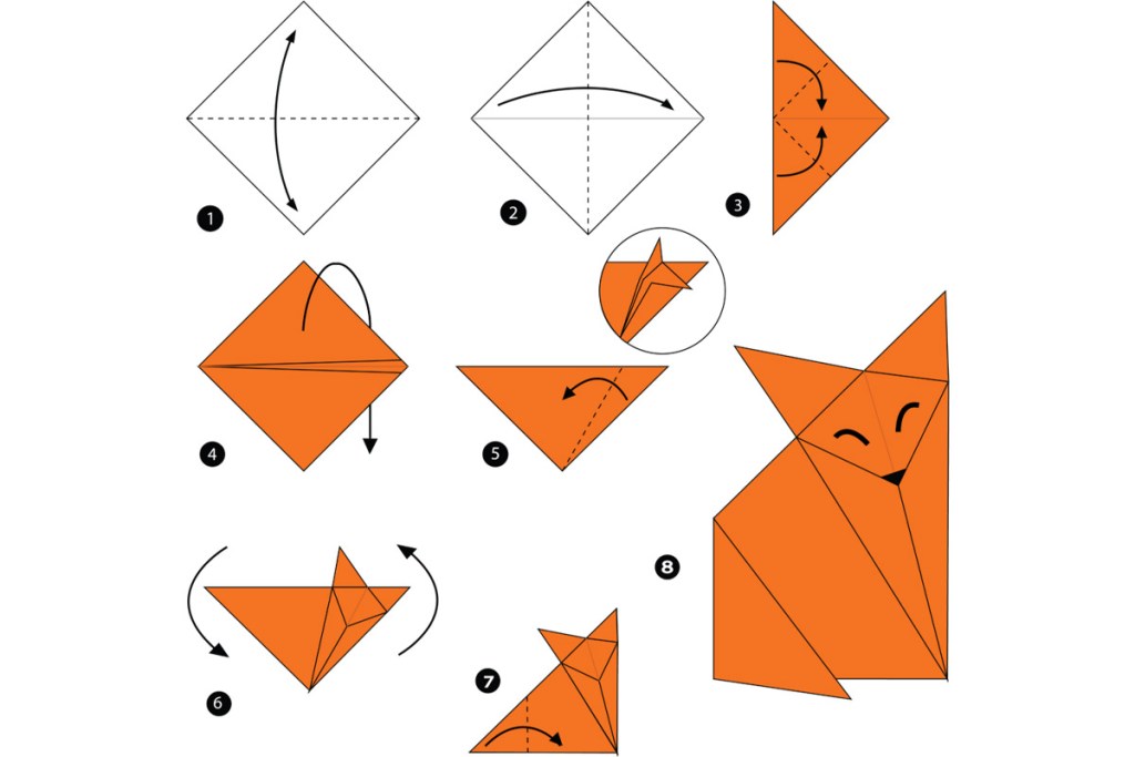 فواید اوریگامی برای کودکان - اوریگامی روباه