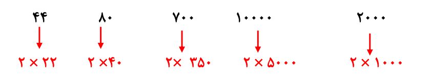 پاسخ سوال 2 فعالیت صفحه 57 ریاضی هشتم