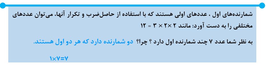 پاسخ فعالیت صفحه 59 ریاضی هفتم