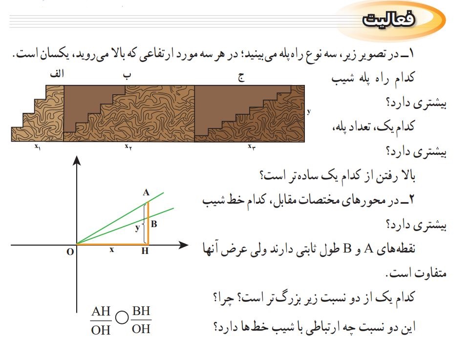 فعالیت صفحه 103ریاضی نهم