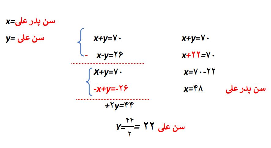 پاسخ سوال 7 تمرین صفحه 112 ریاضی نهم