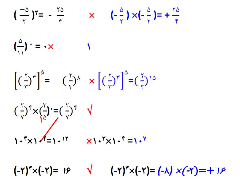 پاسخ سوال 2 تمرین صفحه 108 ریاضی هشتم