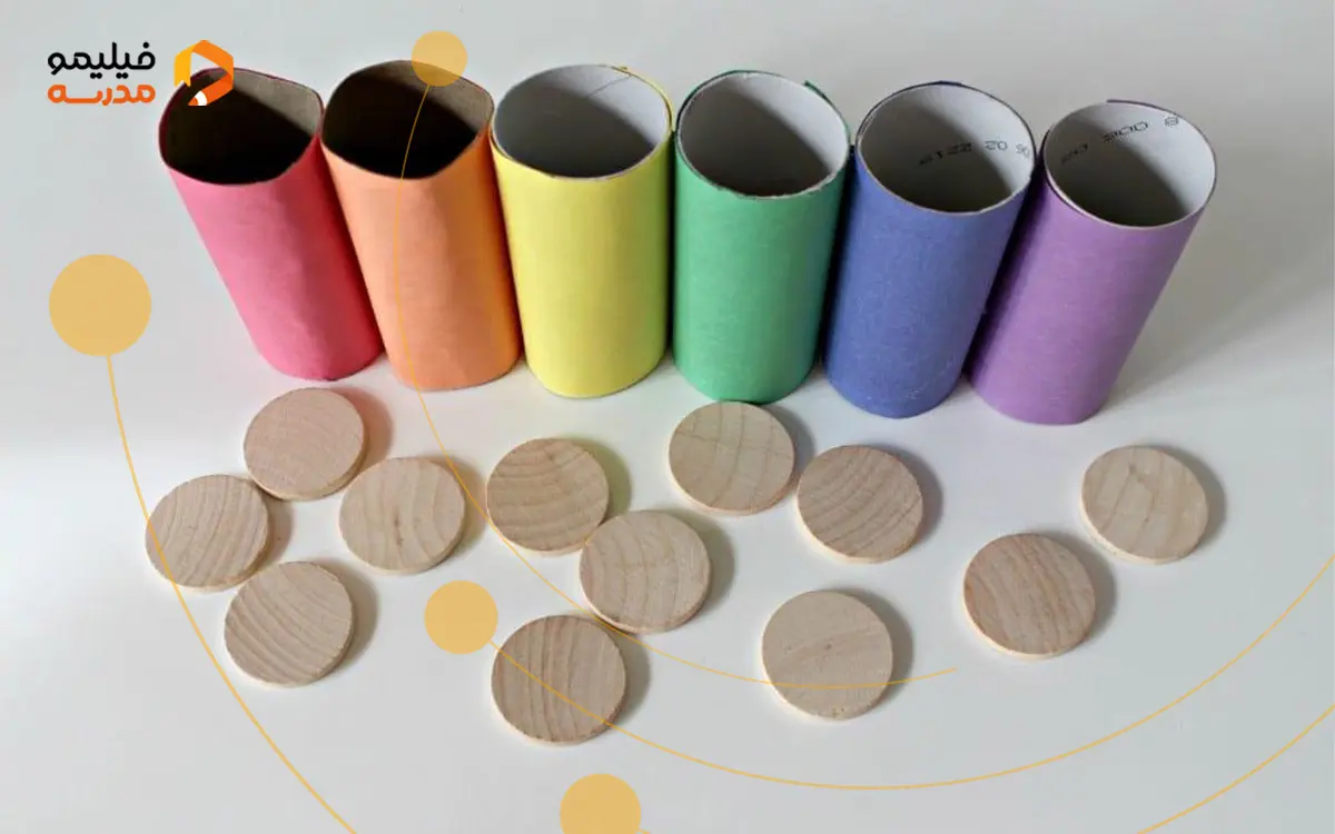 ساخت جامدادی هزارپا با رول دستمال کاغذی
