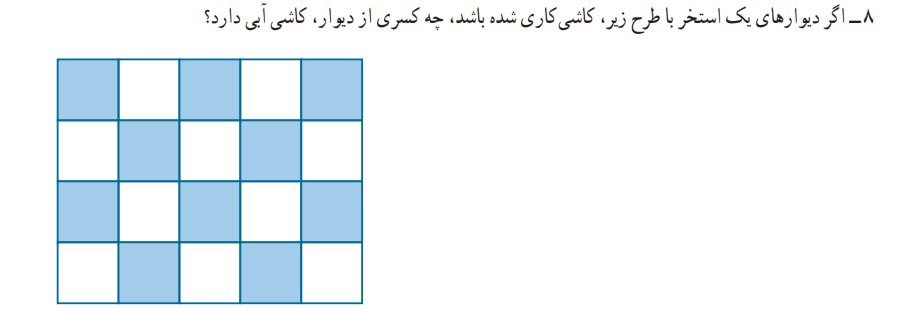 بخش مرور راهبردها صفحه 10 ریاضی هفتم