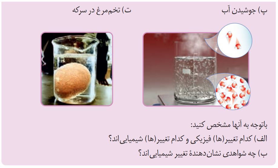 فکر کنید صفحه 11 علوم هشتم