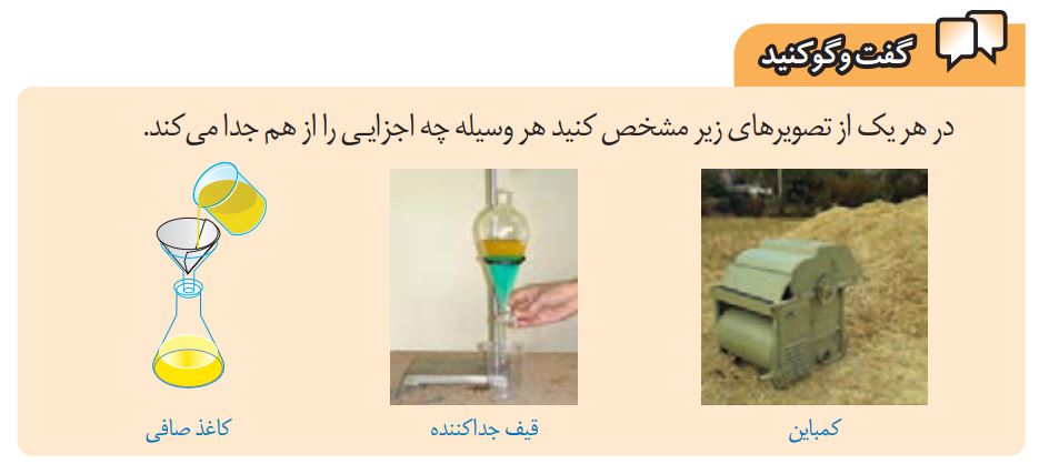 گفت و گو کنید صفحه 8 علوم هشتم